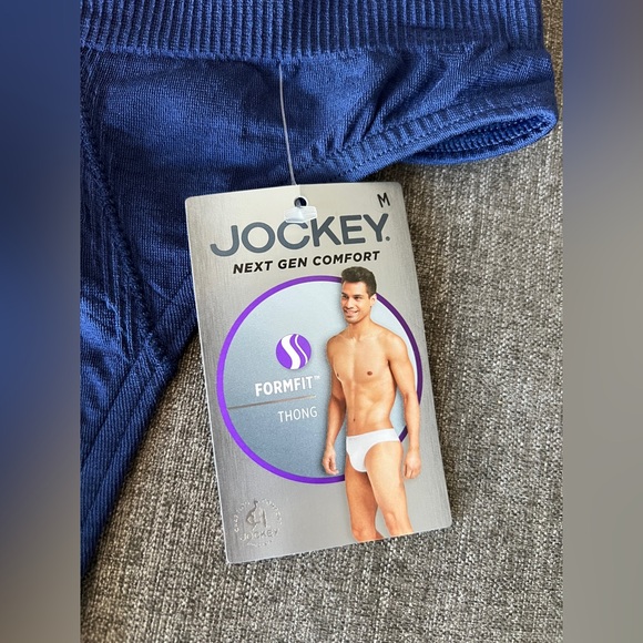 🩲 NEW! BLUE JOCKEY MEDIUM THONG - Picture 2 of 5